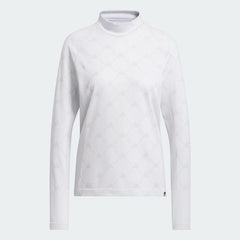 ADIDAS SS23 WOMEN ULTIMATE365 TOUR MONOGRAM MOCK NECK TEE