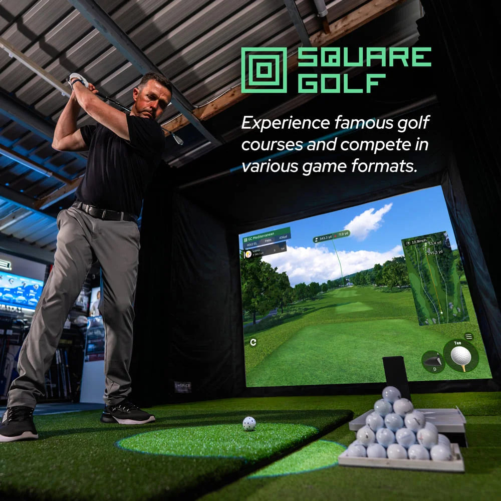 Square Golf Indoor Launch Monitor Practice Machine