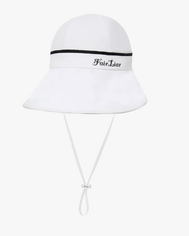 FAIRLIAR 23 SEWING BUCKET HAT WHITE