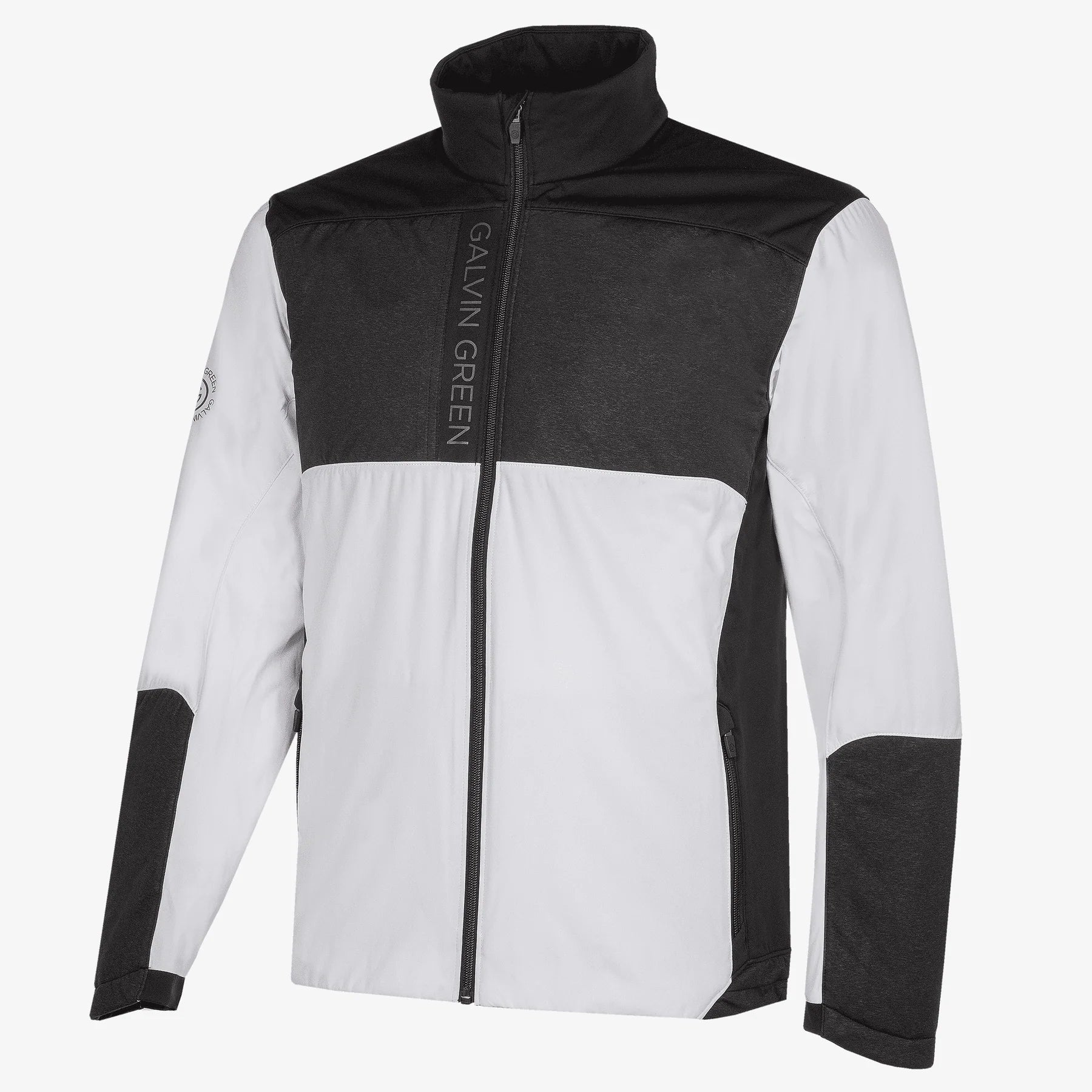 GALVIN GREEN Men s Layton Windproof and water repellent golf jacket White Black S