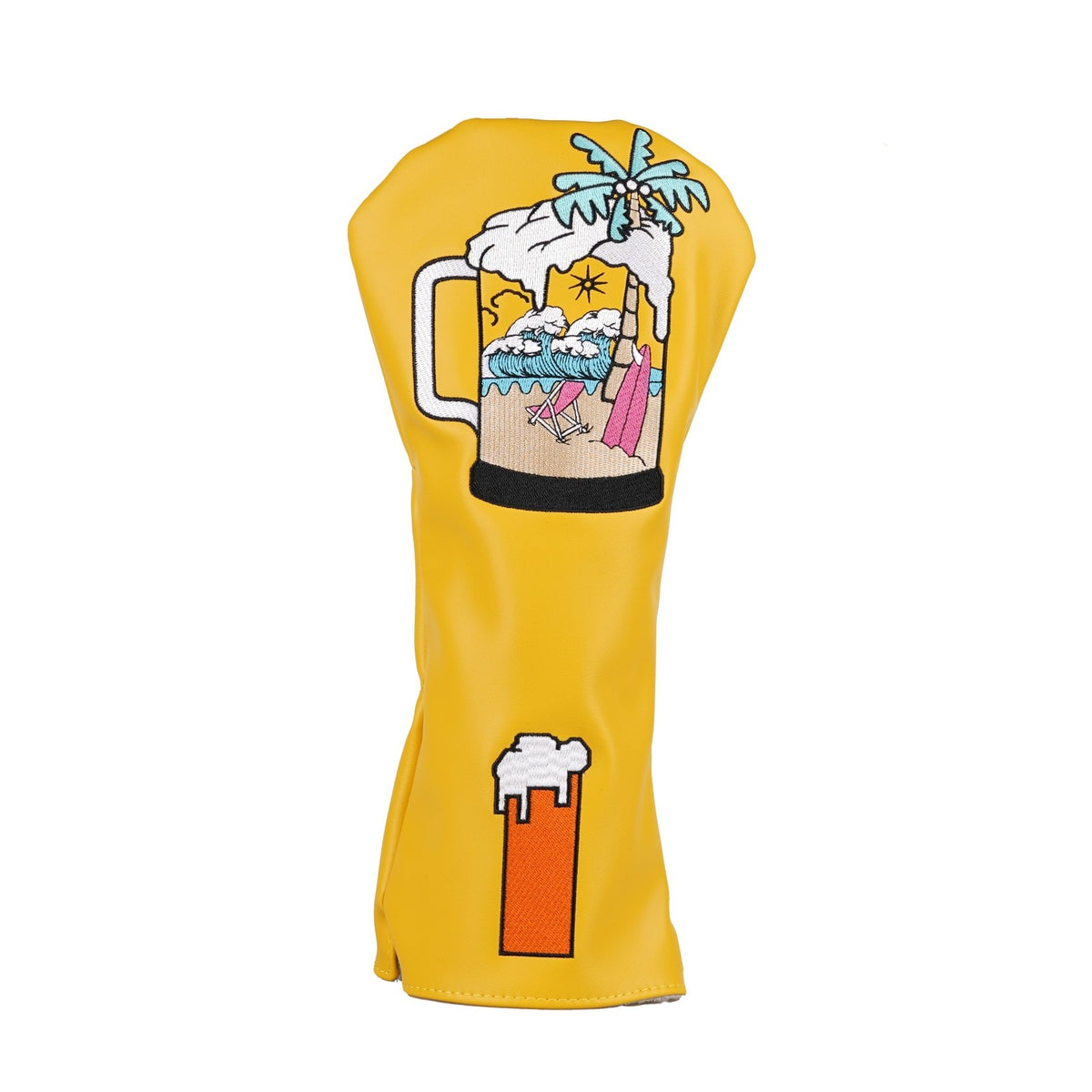 CF Yellow PU Beach in Cup Driver Headcover