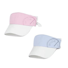 W.ANGLE Women CO Color Scheme Ribbon Visor