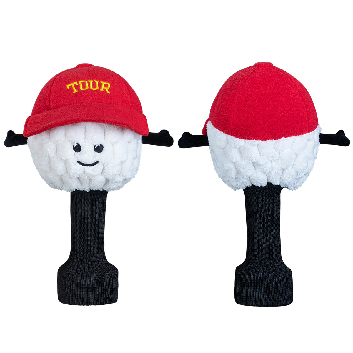 Red Hat Smile Golf Ball Driver Headcover