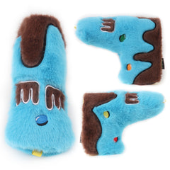 Blue MM Chocolate Chips Blade Putter Headcover