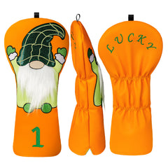 Orange PU Elf Driver Headcover