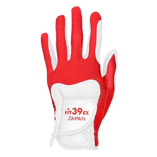 FIT39 UNISEX CLASSIC GLOVES - WHITE BASE RED