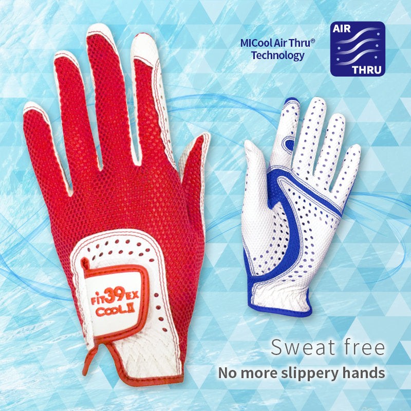 Fit39 Unisex Cool Gloves - White Base