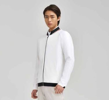 HONMA 23SS MEN CONTRAST COLORED JACKET WHITE