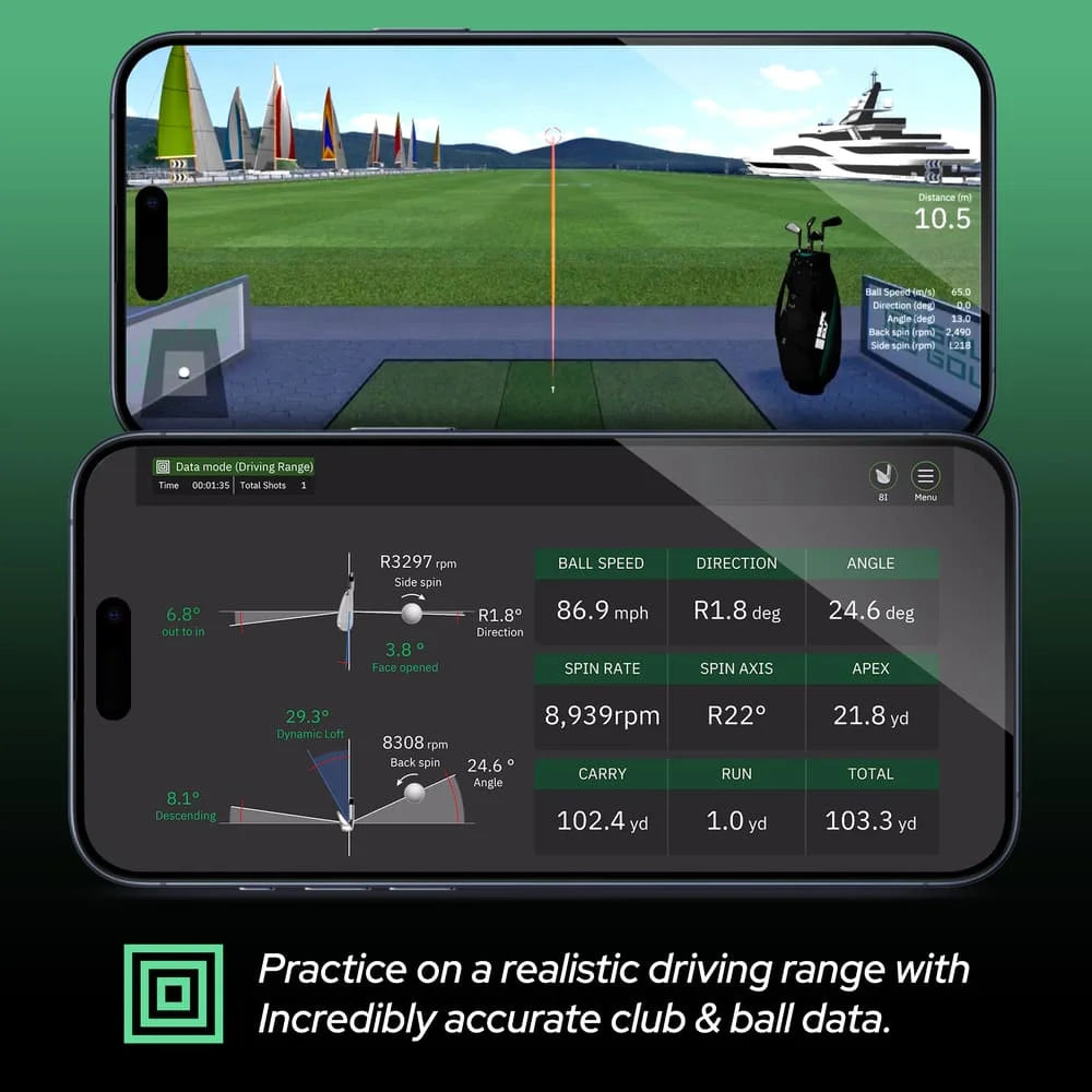 Square Golf Indoor Launch Monitor Practice Machine