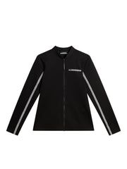 J.LINDEBERG FW23 WOMEN WILDCAT FULL ZIP MID LAYER BLACK