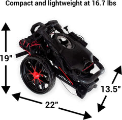 BAG BOY NITRON PUSH CART BLACK