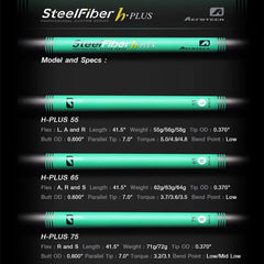 AEROTECH STEELFIBER H-PLUS IRON SHAFT .370