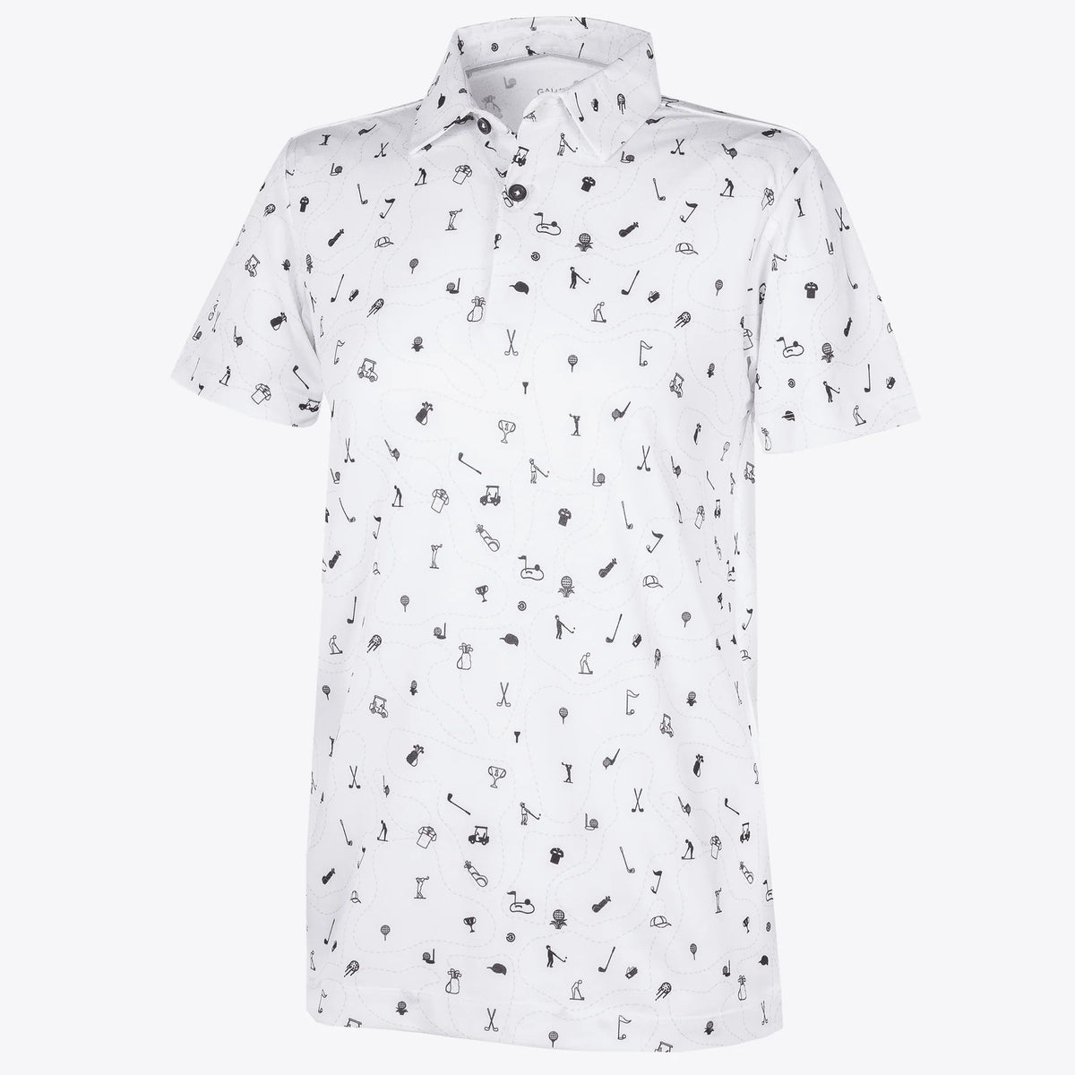 GALVIN GREEN Junior Rowan Breathable Short Sleeve Golf Shirt