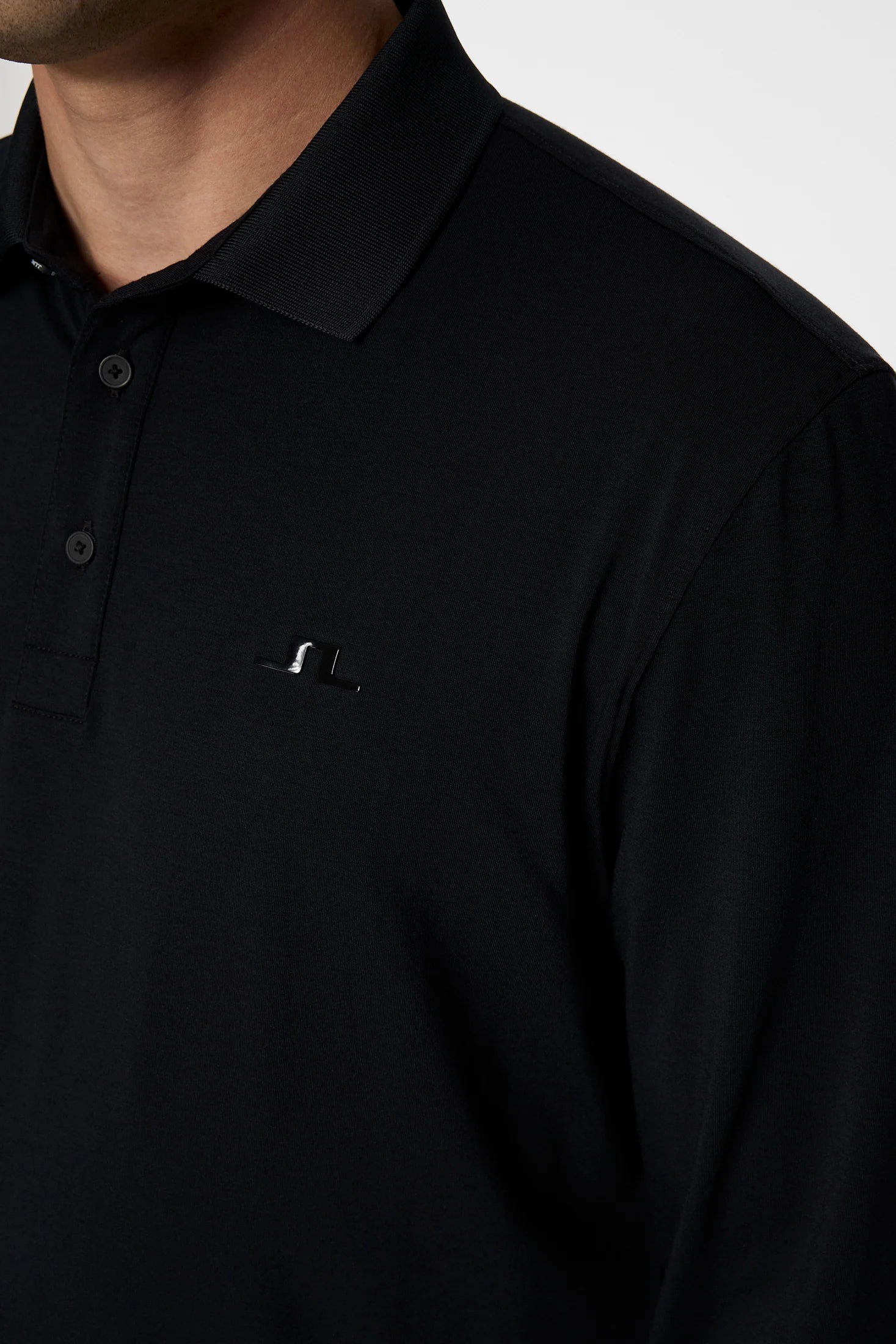 J.Lindeberg Men Florian Long Sleeve Polo
