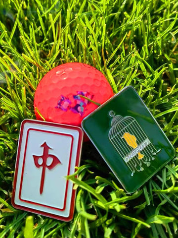 ONEPUTT CHINESE LETTERS MAHJONG BALL MARKER