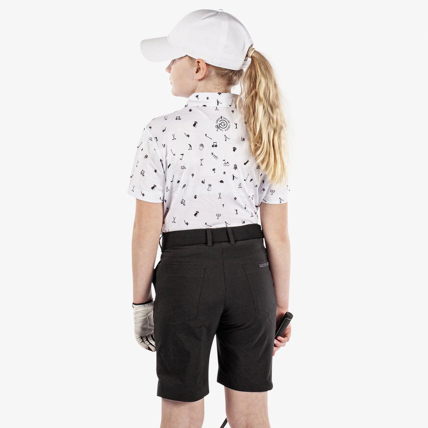 GALVIN GREEN Junior Rowan Breathable Short Sleeve Golf Shirt