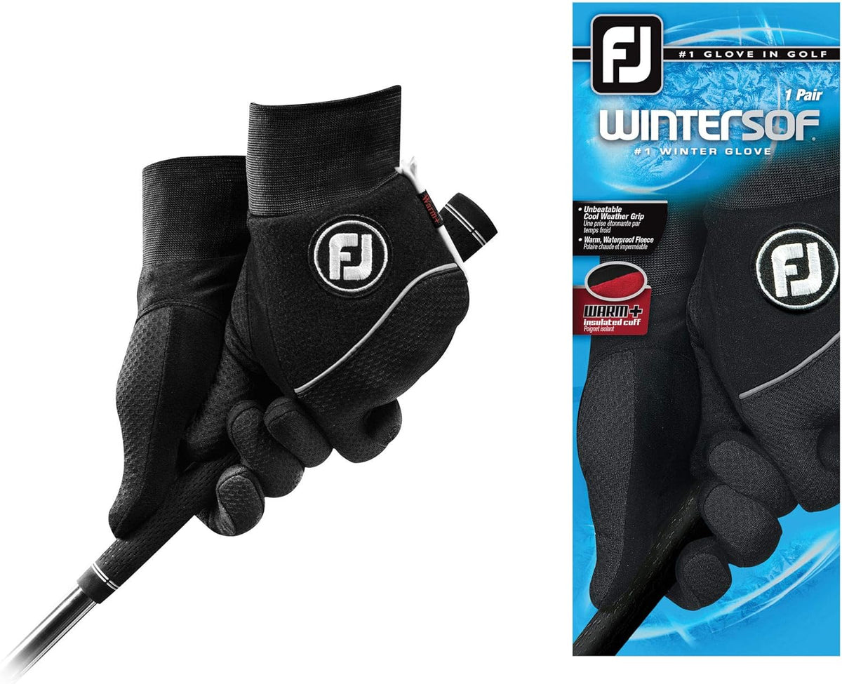 FOOTJOY MEN WINTERSOF GLOVES PAIR BLACK 2024