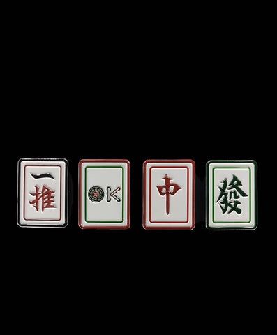 ONEPUTT CHINESE LETTERS MAHJONG BALL MARKER ONE SIZE