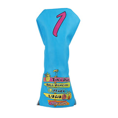 Blue PU Party Indicator Driver Headcover