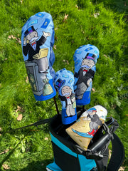 Bettinardi 2025  Limited Mr. Monopoly Wood Set Headcovers Making Money