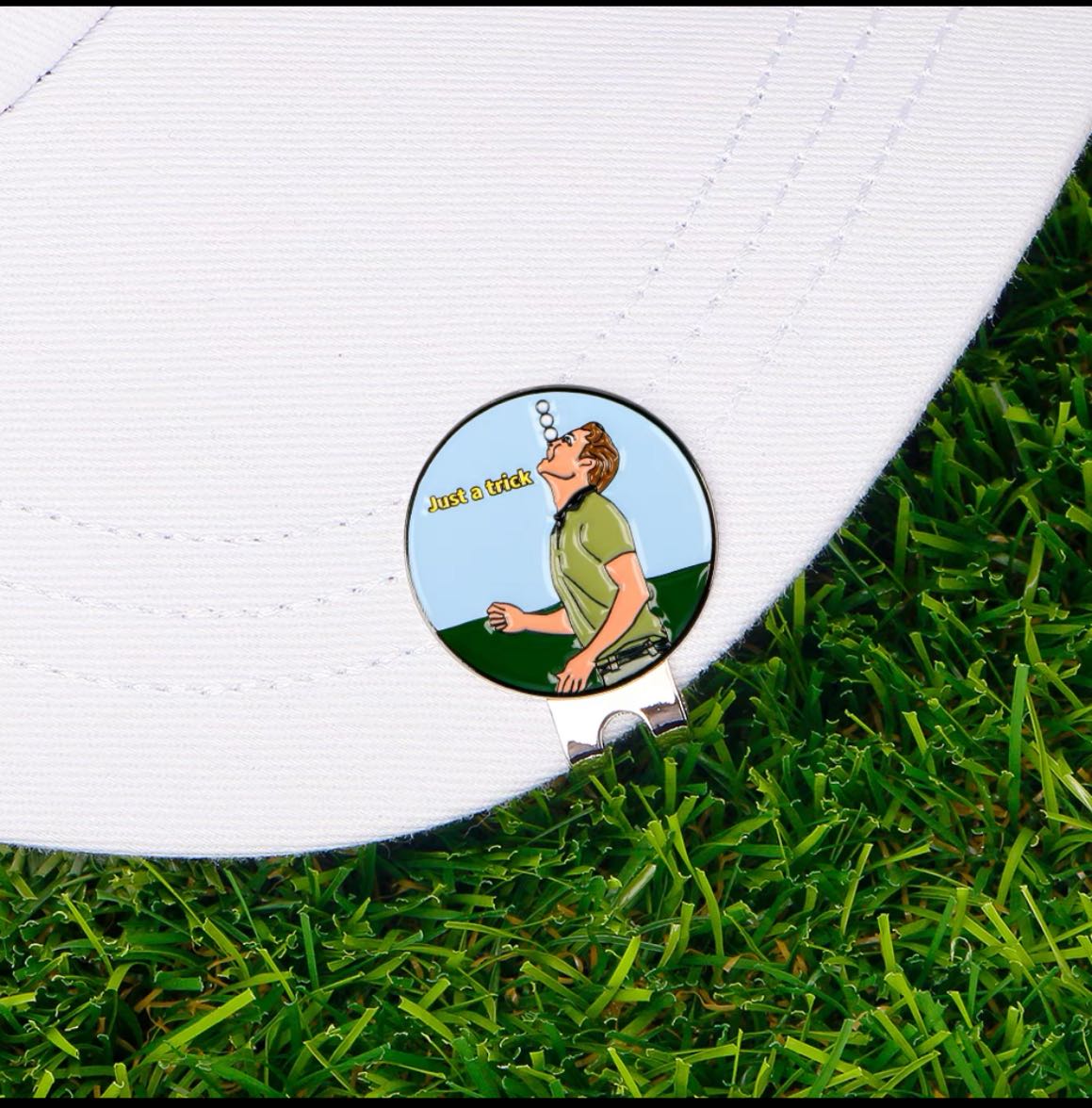 PAR TEE GOLF 25MM GOLF CAP MARKER 5