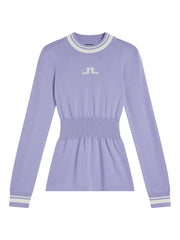 J.LINDEBERG FW23 WOMEN BREE KNITTED SWEATER LAVENDER