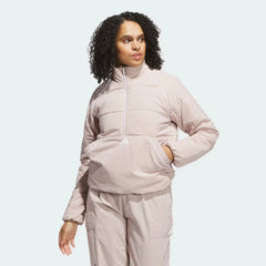 ADIDAS Women Beyond Twistweave Loose Quarter-Zip Jacket