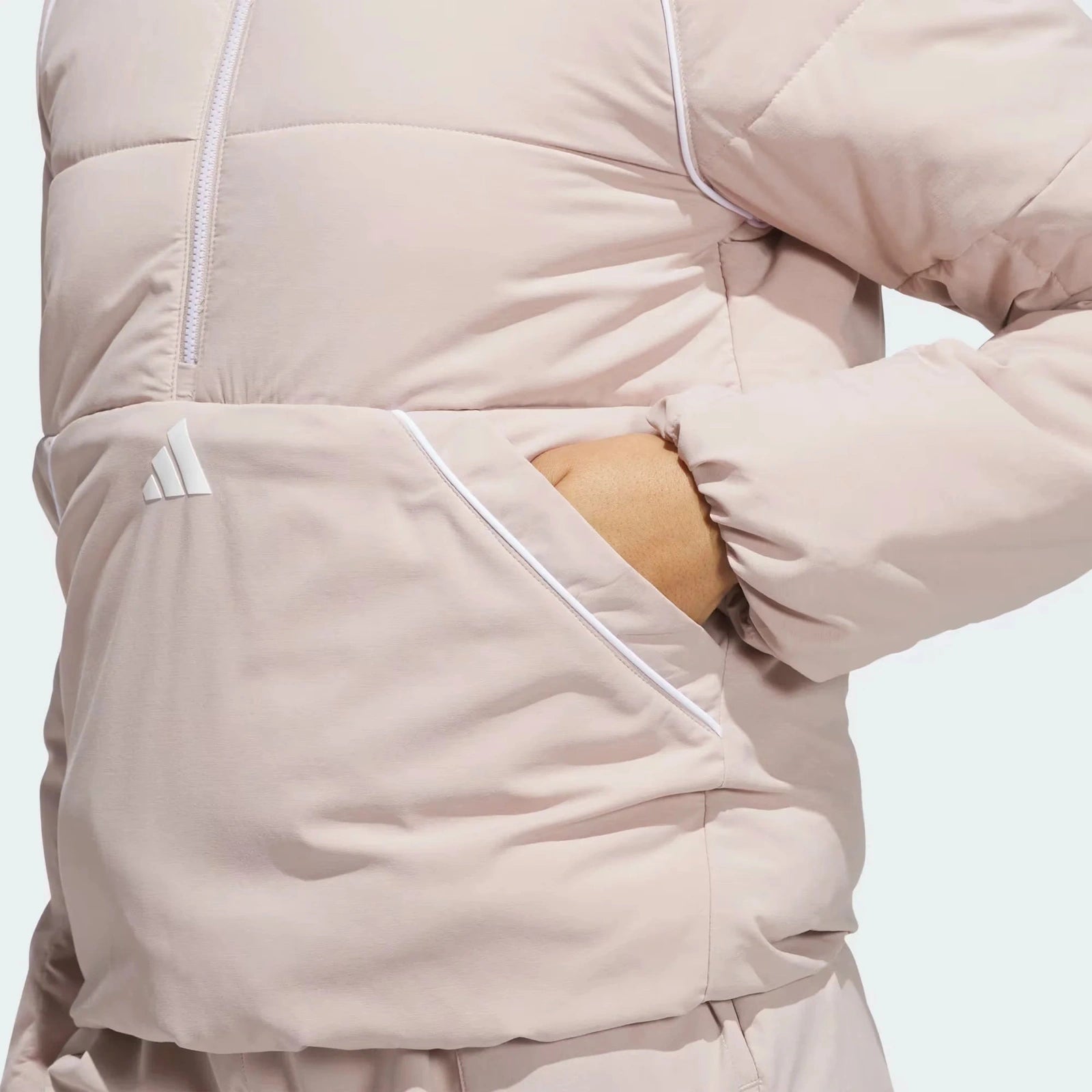 ADIDAS Women Beyond Twistweave Loose Quarter-Zip Jacket