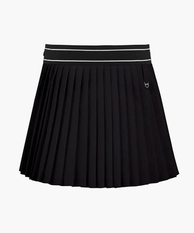 FairLiar 23SS Highwaist Pleats Skirt With Belt