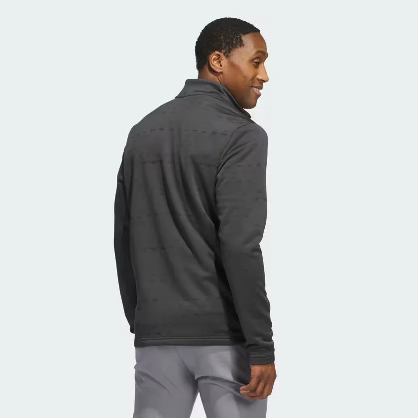 Adidas Men Core Printed Quarter Zip Pullover