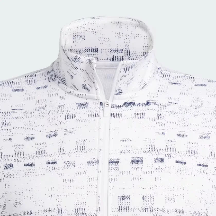 Adidas Men Core Printed Quarter Zip Pullover