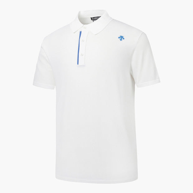 DESCENTE GOLF Men's Mesh Short Sleeve Knit