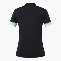 DESCENTE Golf Women's Line Point Cool Mesh Short Sleeve T-Shirt