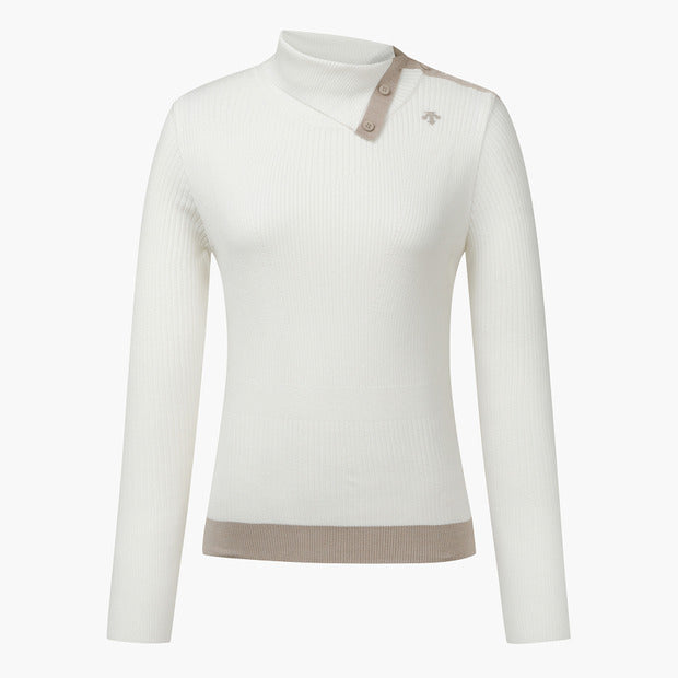 DESCENTE Golf Women's Modified Kara Point Long Sleeve Knit