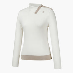 DESCENTE Golf Women's Modified Kara Point Long Sleeve Knit