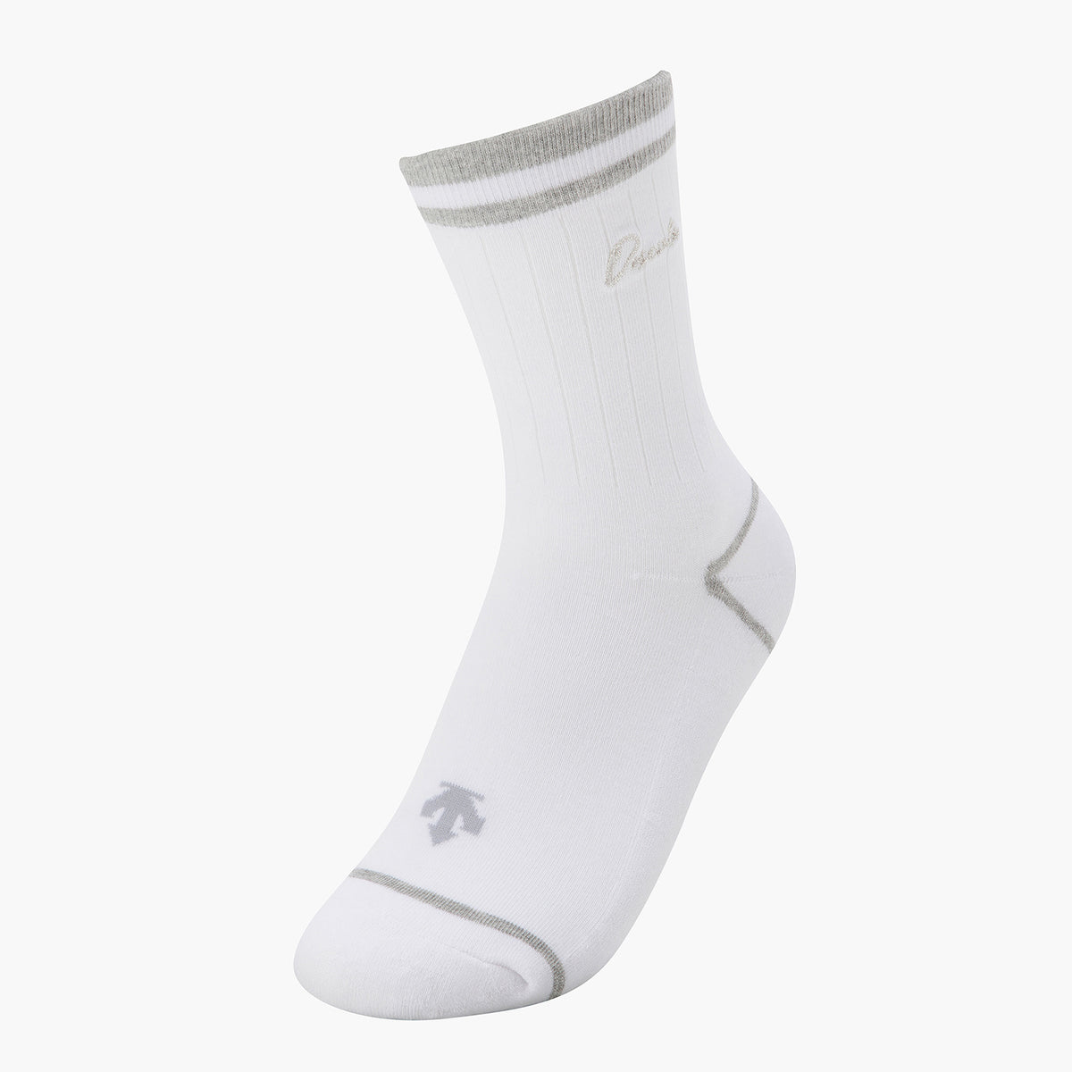 DESCENTE GOLF Women's Logo Mid Calf Socks