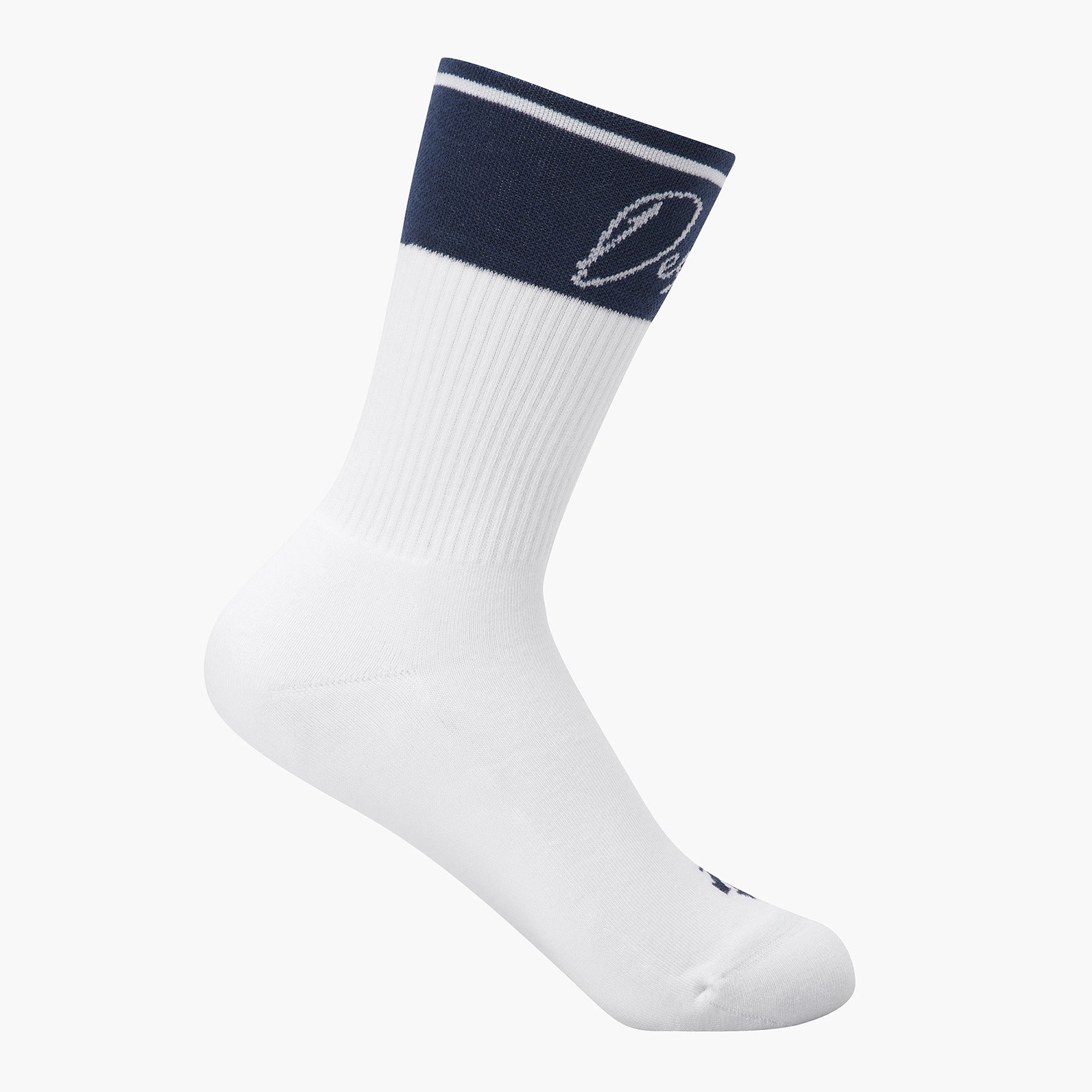 DESCENTE GOLF Women's Color Block Point Crew Socks