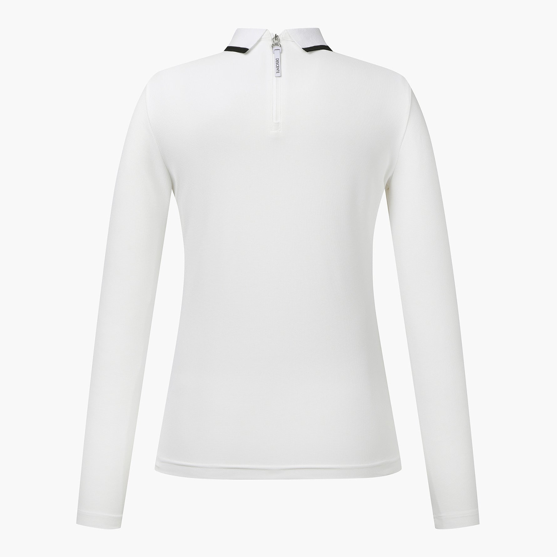 DESCENTE Golf Women's Knit Collar Long Sleeve T-Shirt