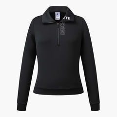 DESCENTE Golf Women's Wide Neck Half-Zip T-Shirt