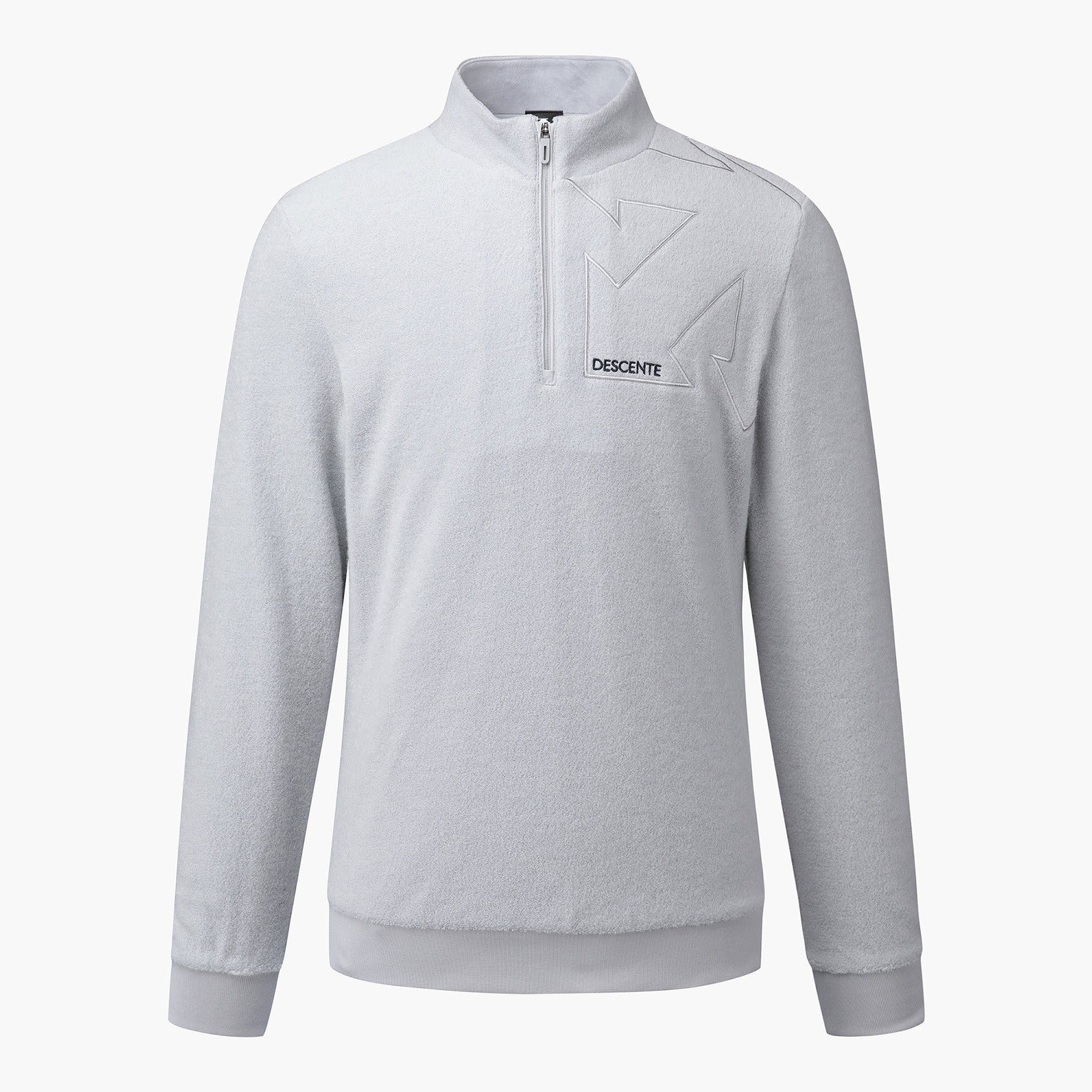 DESCENTE GOLF Men's Techwool Half Zip Windproof T-Shirt