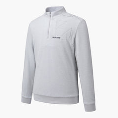 DESCENTE GOLF Men's Techwool Half Zip Windproof T-Shirt