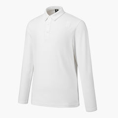 DESCENTE GOLF Men's Melange Fleece Long Sleeve T-Shirt