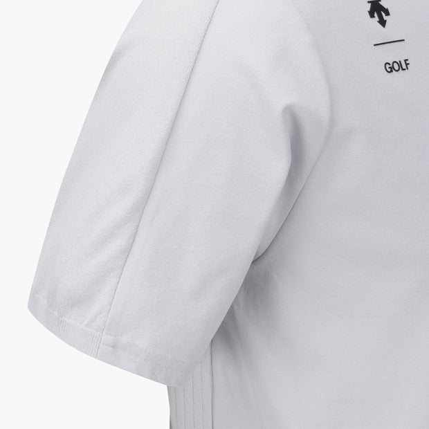 DESCENTE GOLF Men's Knit Hybrid Short Sleeve T-Shirt