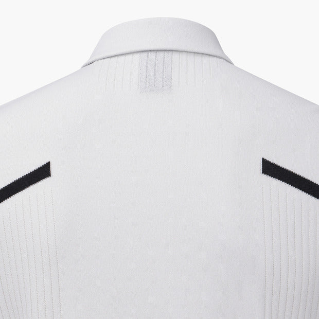 【DESCENTE GOLF 】Men's Jacquard Short Sleeve T-Shirt DESCENTE GOLF ACMT Men's Mesh Jacquard Collar Short Sleeve T