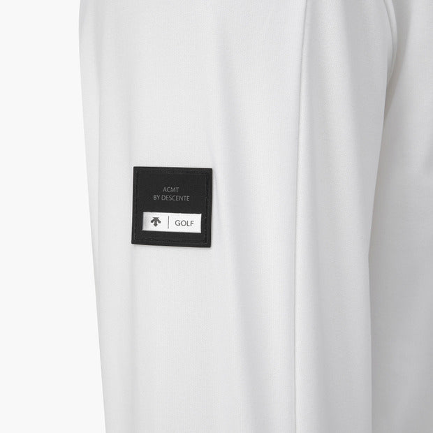 DESCENTE GOLF Men's ACMT Jacquard Collared Long-sleeved T-shirt