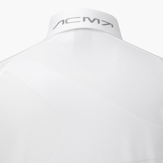DESCENTE GOLF Men's ACMT Jacquard Collared Long-sleeved T-shirt