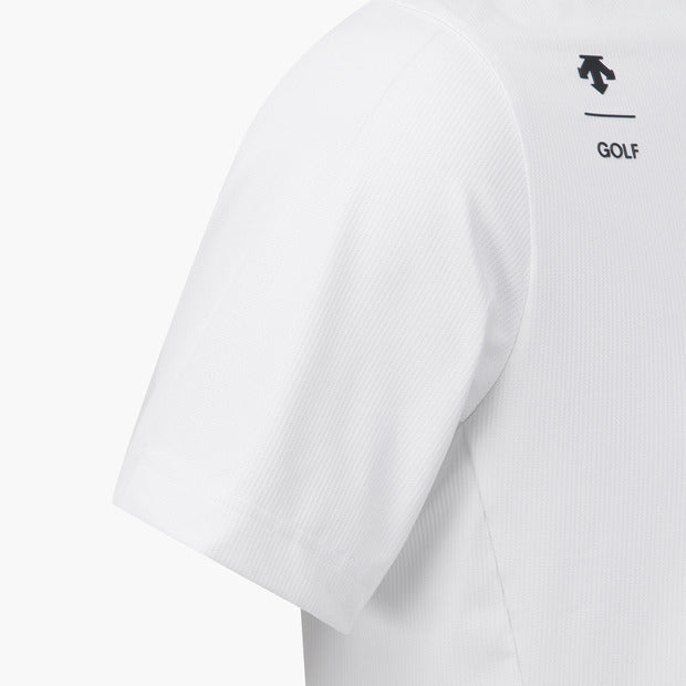 DESCENTE GOLF Men's One-point Collared Short-sleeved T-shirt
