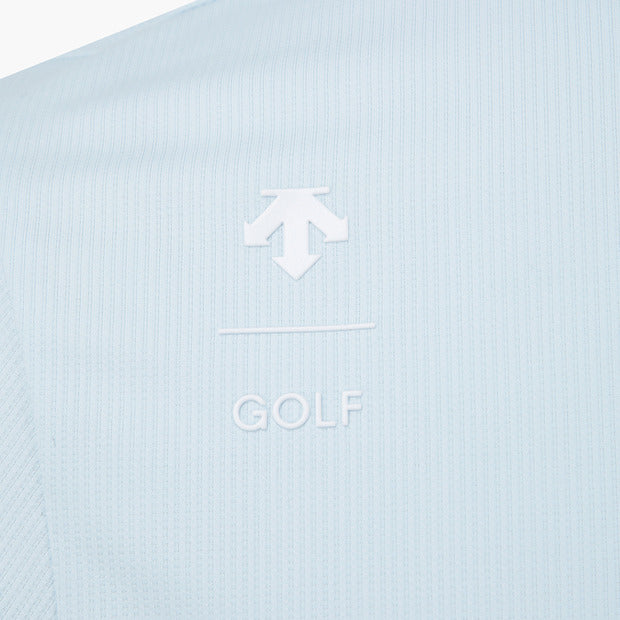 DESCENTE GOLF Men's One-point Collared Short-sleeved T-shirt
