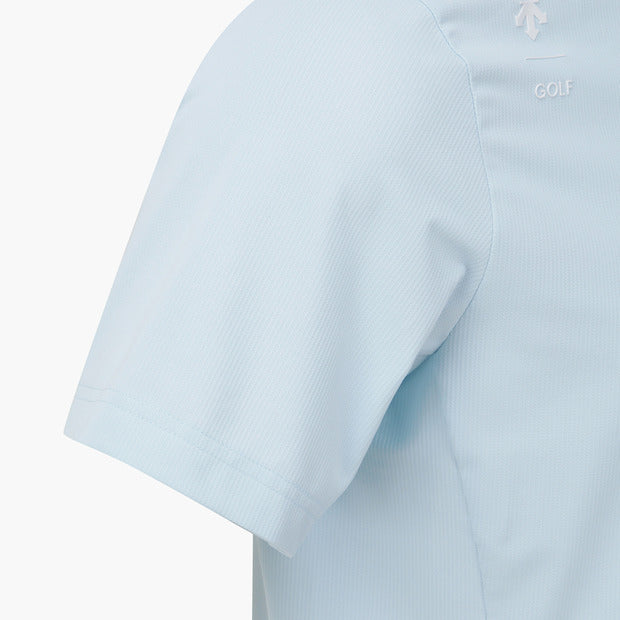 DESCENTE GOLF Men's One-point Collared Short-sleeved T-shirt