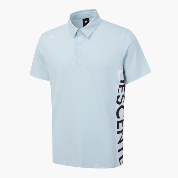 DESCENTE GOLF Men's One-point Collared Short-sleeved T-shirt